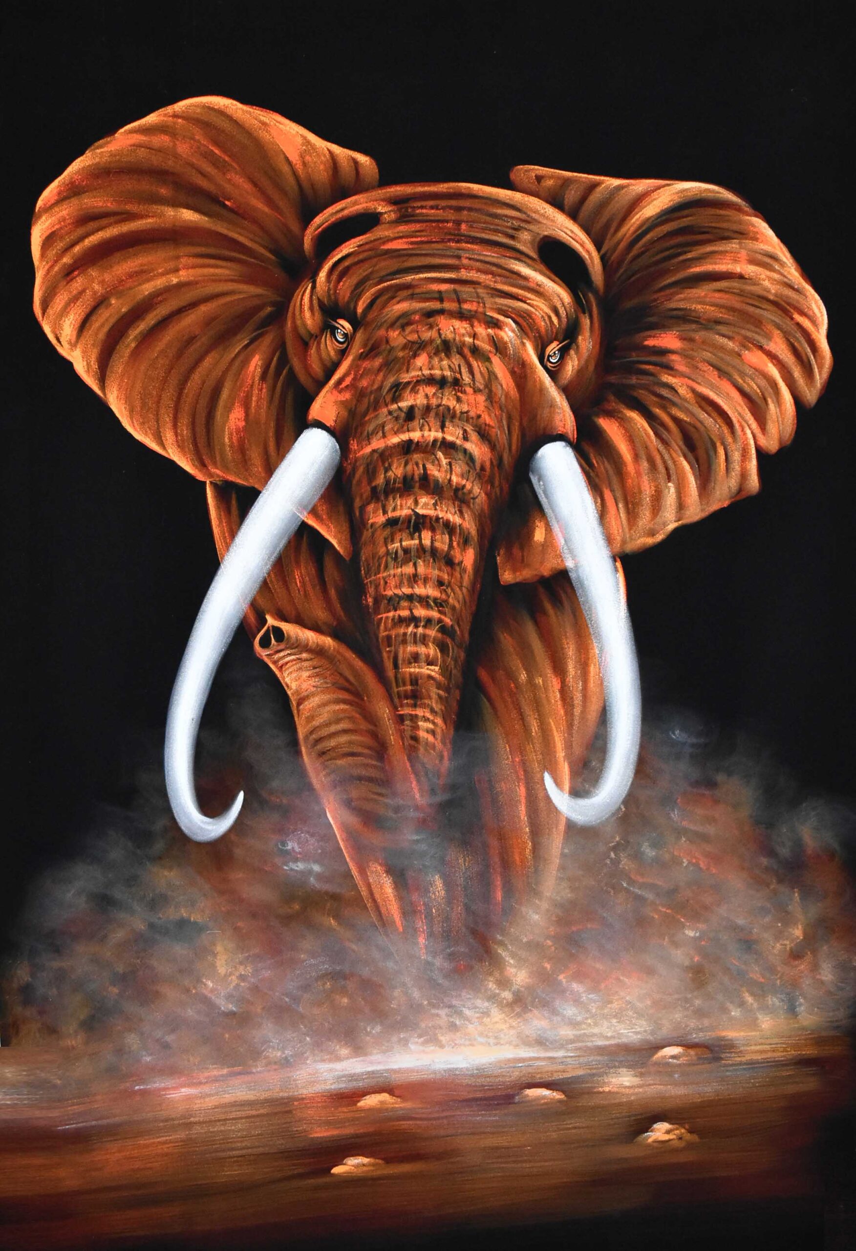 Orange elefan